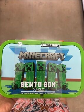 Licensed Minecraft Green Creeper Bento Box